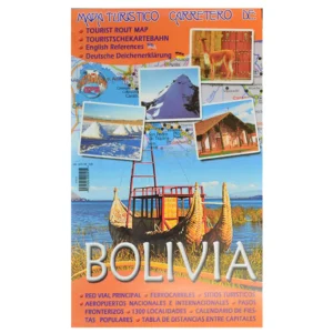 MAPA TURISTICO CARRETERO DE BOLIVIA
