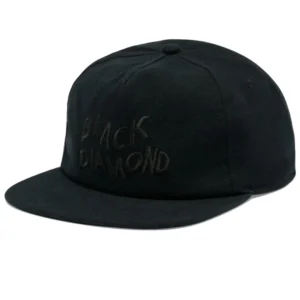 BD WASHED CAP Black-Black Wavy