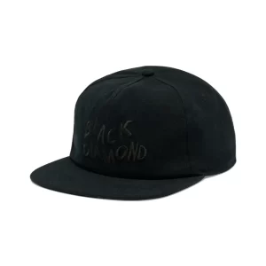 BD WASHED CAP Black-Black Wavy