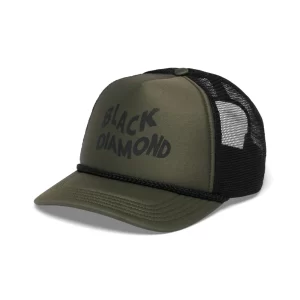 FLAT BILL TRUCKER HAT Tundra-Blk Wavy Black