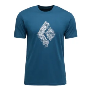 M ENGINEERED DIAMOND SS TEE Indigo