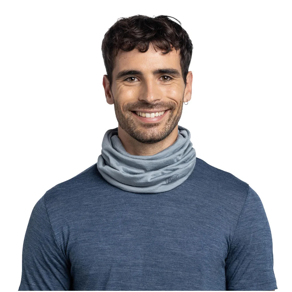 Buff® TUBULAR MERINO LIGHTWEIGHT SOLID FLINT03