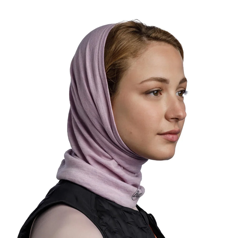 Buff® TUBULAR MERINO MIDWEIGHT MELANGE LILAC SAND03