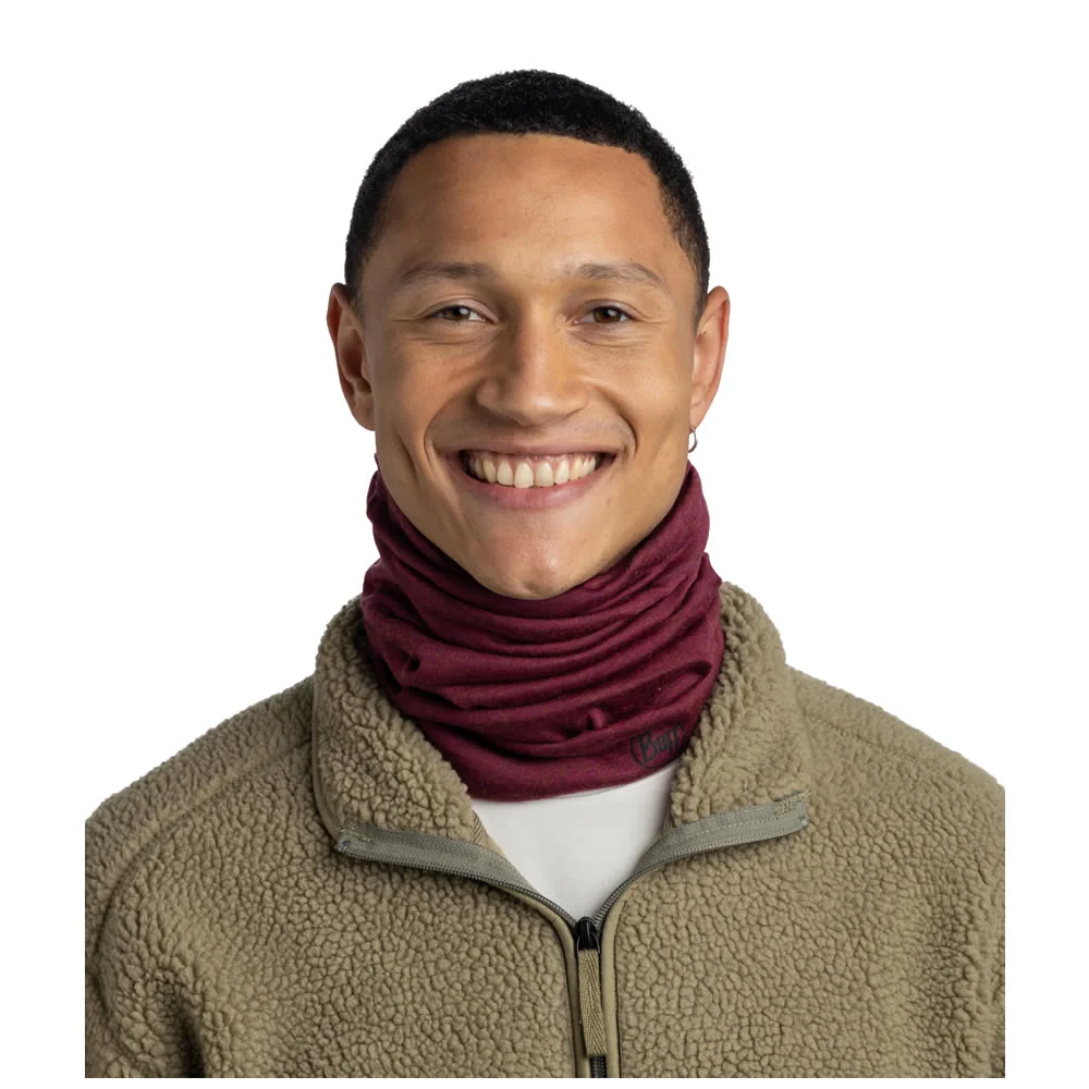 Buff® TUBULAR MERINO MIDWEIGHT MELANGE TIBETAN RED03