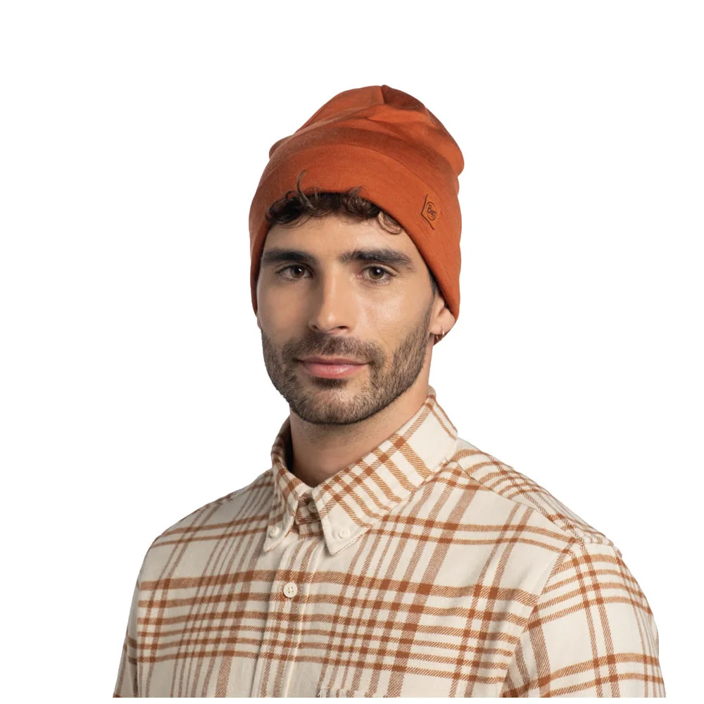 Buff® GORRO PARA FRIO MERINO HEAVYWEIGHT BEANIE SOLI D CINNAMON03