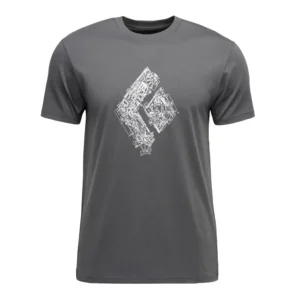 M ENGINEERED DIAMOND SS TEE ANTHRACITE