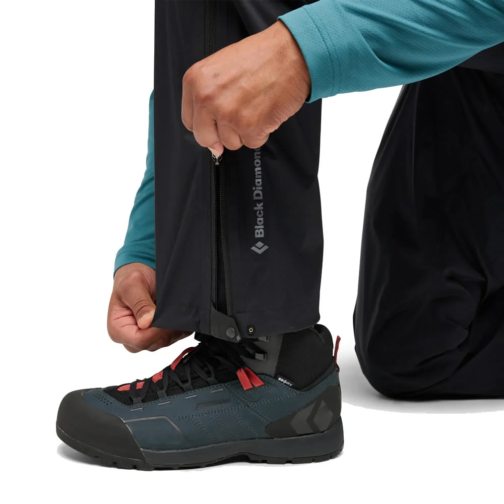 M FINELINE STRCH FZ PANTS SHRT Black04