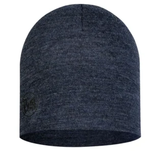 MIDWEIGHT MERINO WOOL BEANIE MELANGE NIGHT BLUE