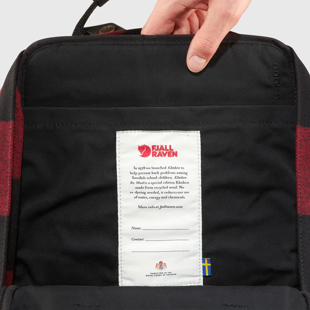 Kånken ReWool Red-Black7